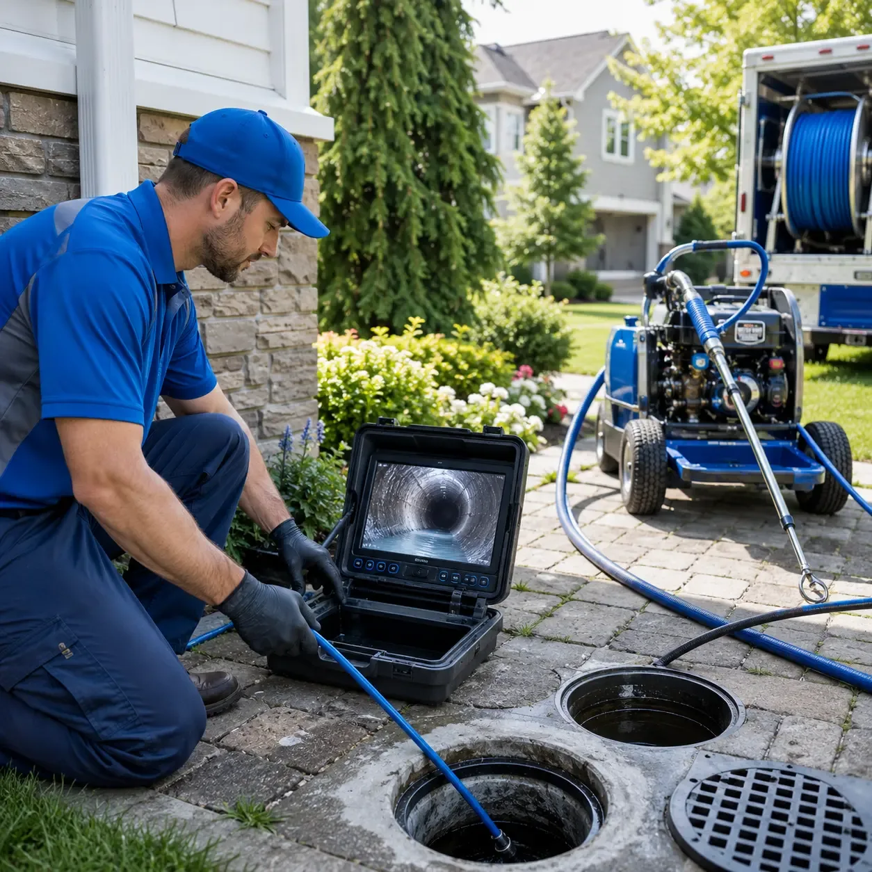 Outdoor drain cleaning professionals serving Houston, AK